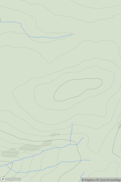 Thumbnail image for Cnoc Buidhe [Knapdale and Kintyre] showing contour plot for surrounding peak